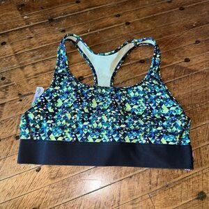 Victoria’s Sport M geometric racerback workout sports bra